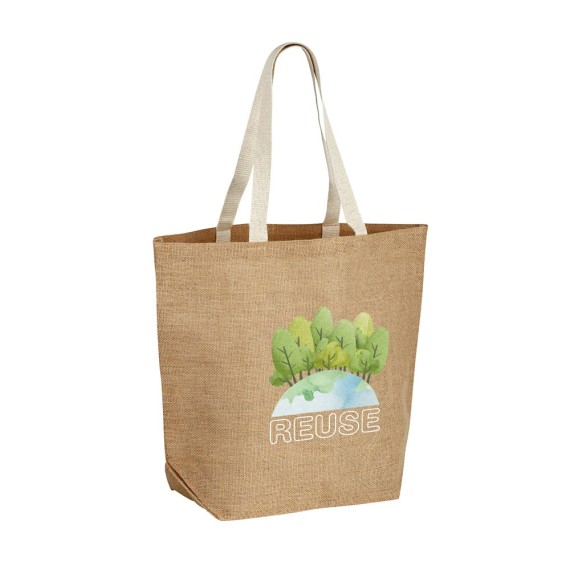 TIZZY. Τσάντα γιούτα