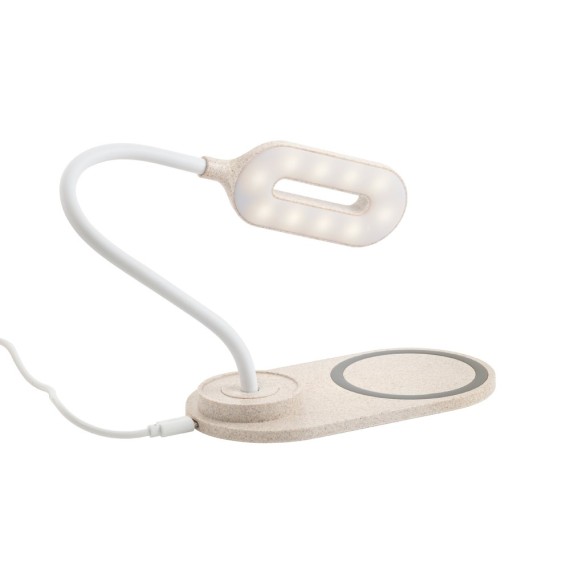 OZZEL. Table lamp with wireless charger (Fast, 15W)