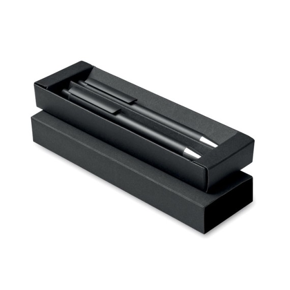 Recycled aluminium pen set