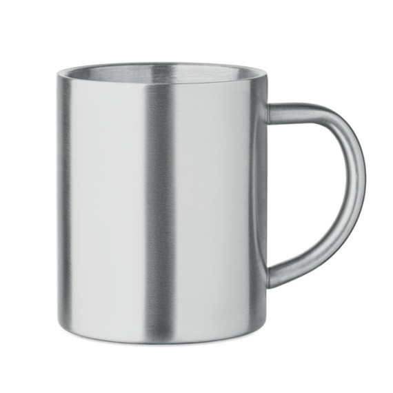 Recycled stainless steel mug