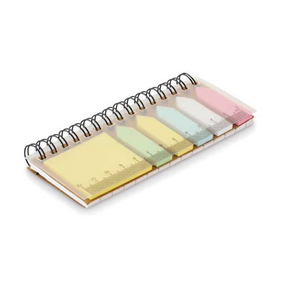 Memo pad with page markers