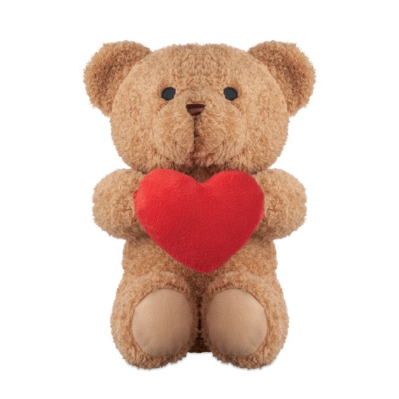 Teddy bear plush w/heart
