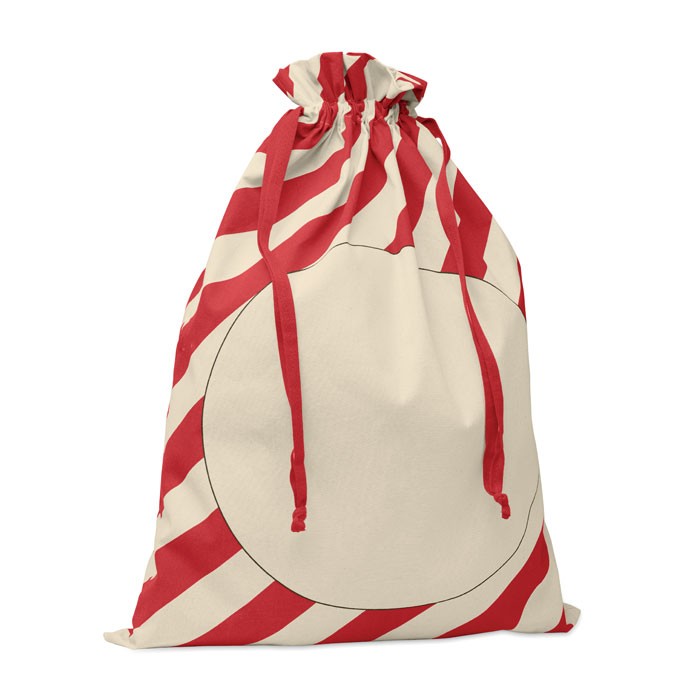 Large Santa cotton bag