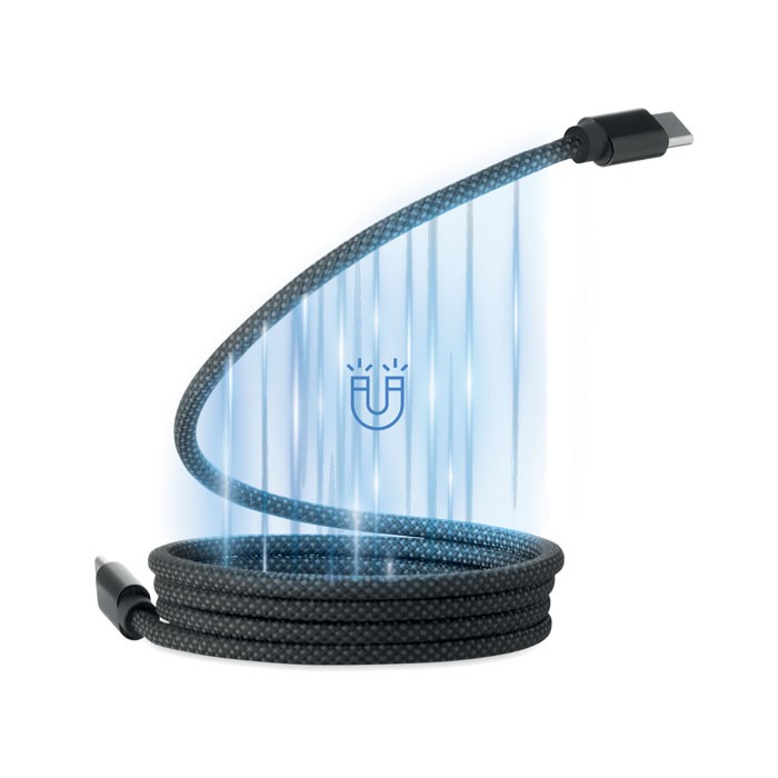 60W magnetic cable in RPET