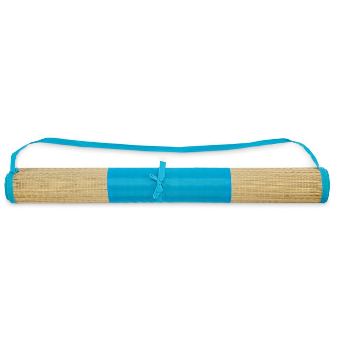 Beach mat with carry strap