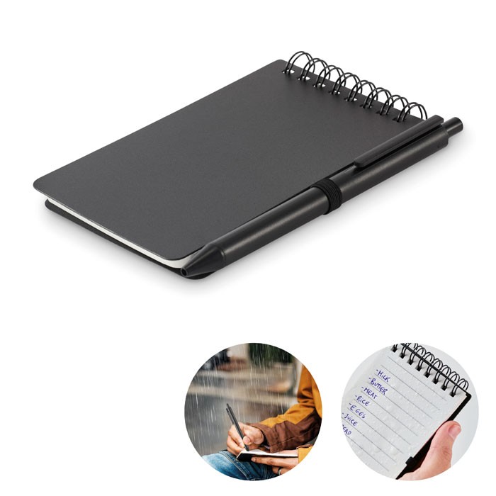 Notepad with pen