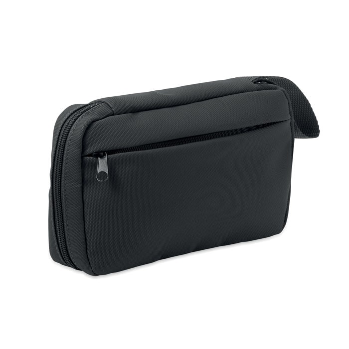 Toiletry bag in 600D RPET