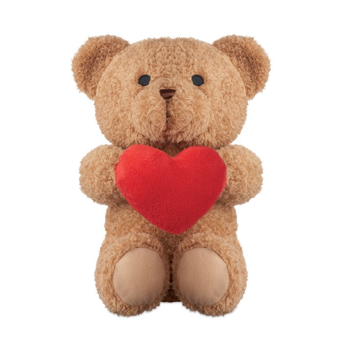 Teddy bear plush w/heart